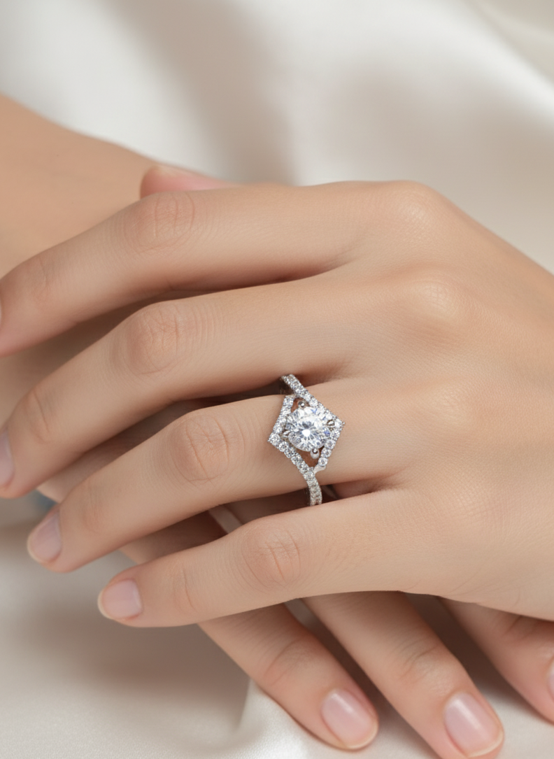 Celeste Crown Diamond Ring
