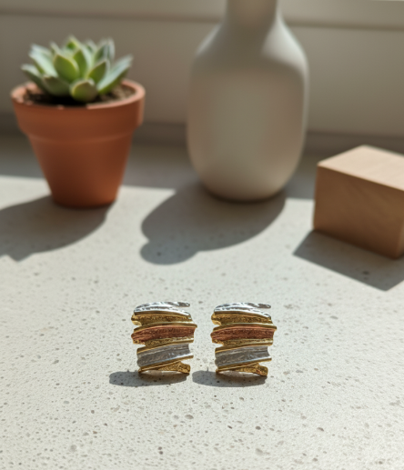 Stacked Elegance Earrings