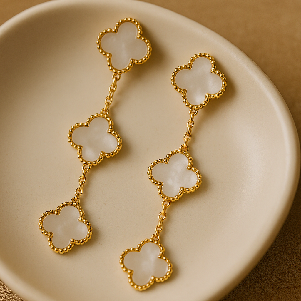 Eternal Clover Dangle Earrings