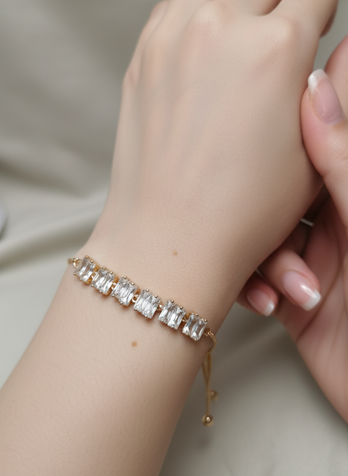 Crystal Luxe Adjustable Bracelet