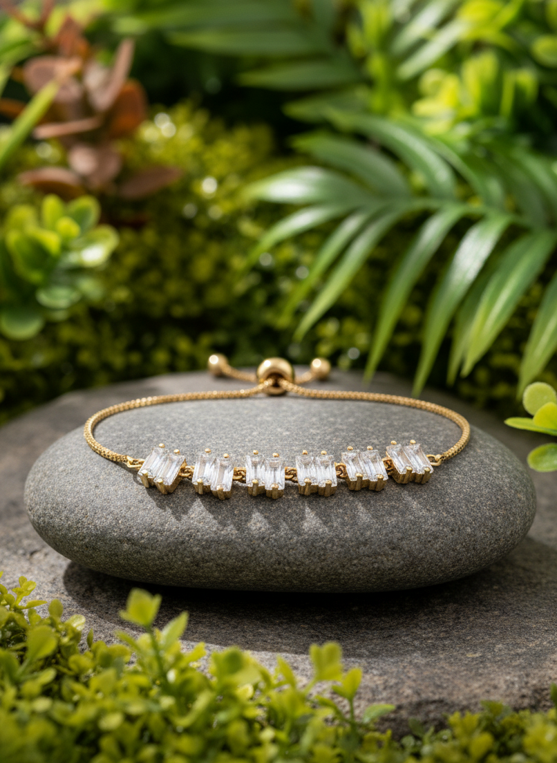 Crystal Luxe Adjustable Bracelet