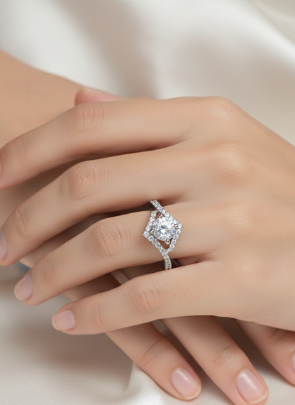 Celeste Crown Diamond Ring