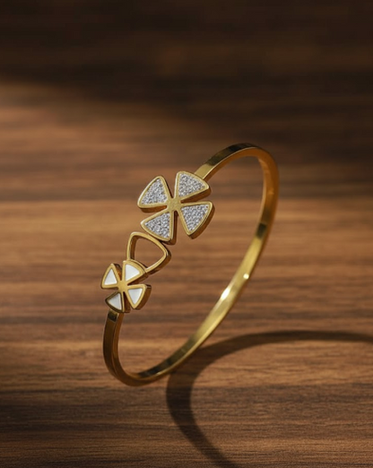 Clover Bloom Bangle