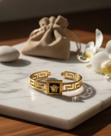 Regal Lion Emblem Bracelet