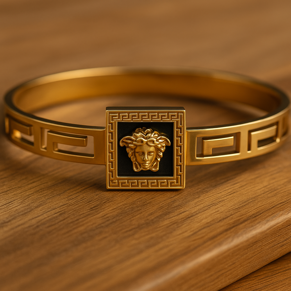 Regal Lion Emblem Bracelet