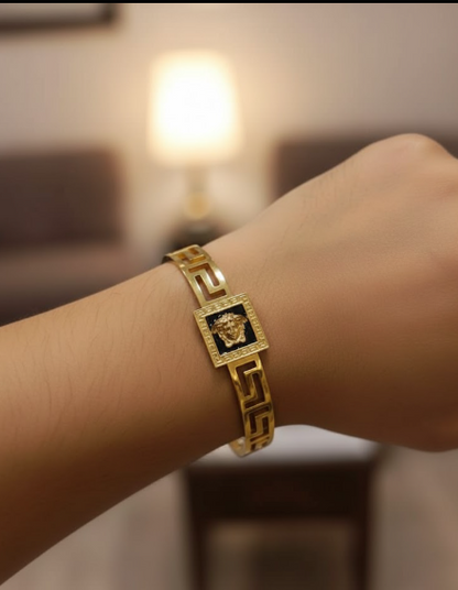 Regal Lion Emblem Bracelet