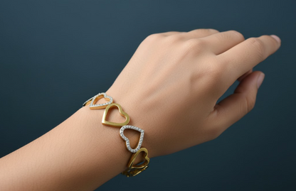 Eternal Hearts Bangle