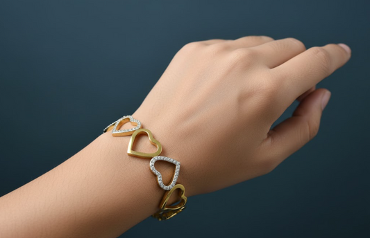 Eternal Hearts Bangle