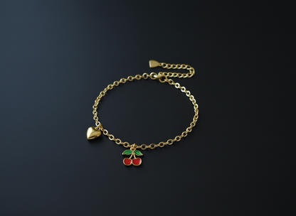 Cherry Charm Bracelet