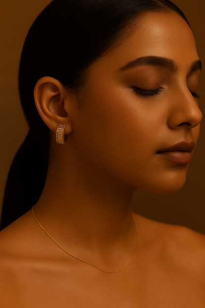 Timeless Spark Hoops