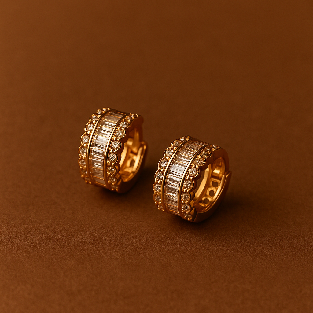 Timeless Spark Hoops