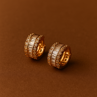 Timeless Spark Hoops