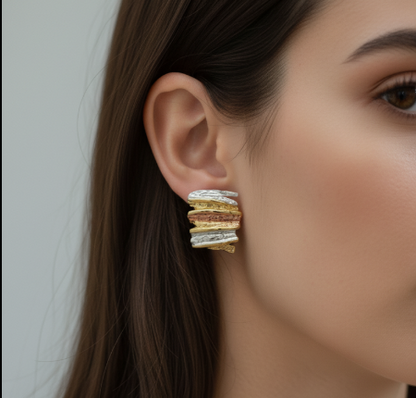 Stacked Elegance Earrings