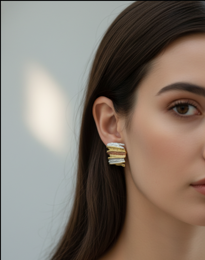 Stacked Elegance Earrings
