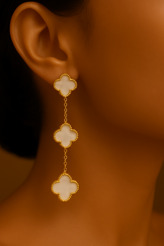 Eternal Clover Dangle Earrings