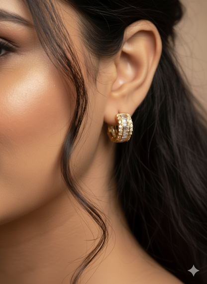 Timeless Spark Hoops