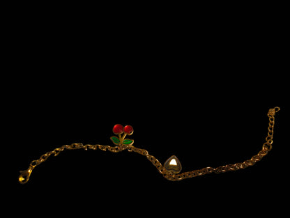 Cherry Charm Bracelet