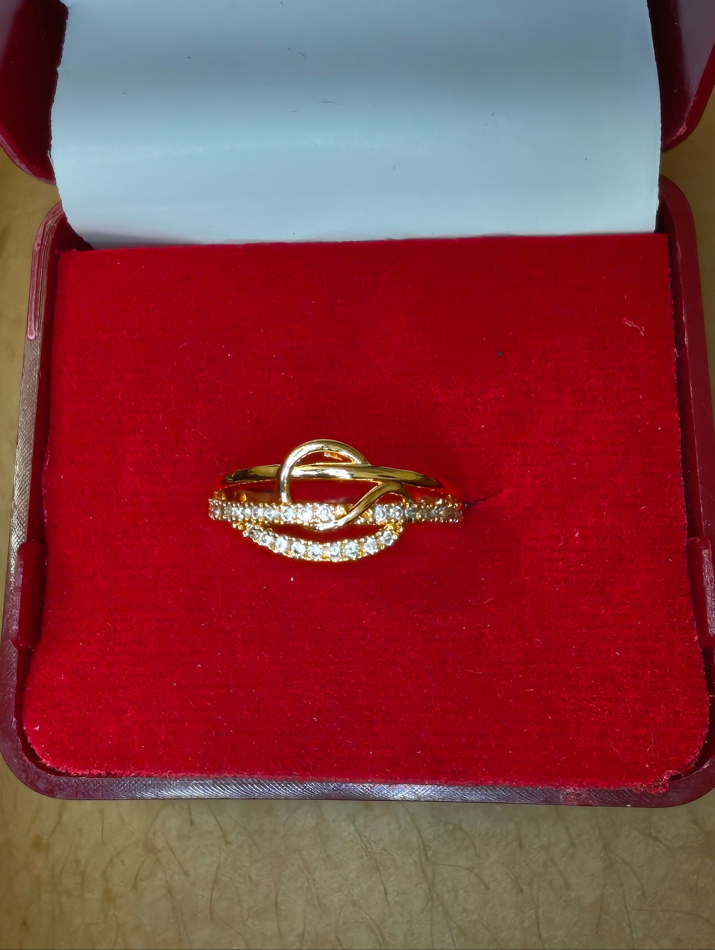 Infinity Grace Dual Band Ring