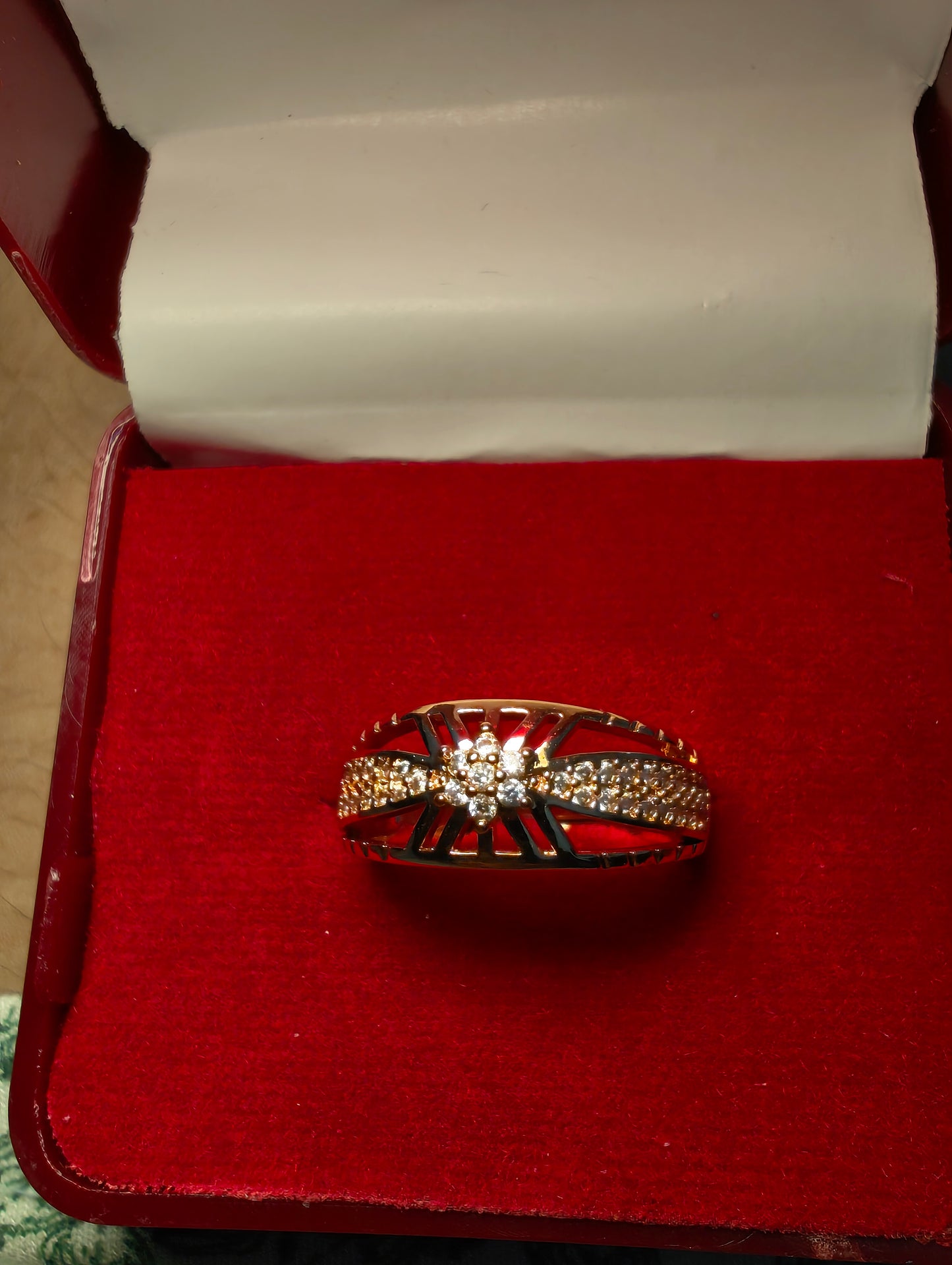 Radiant Bloom Statement Ring