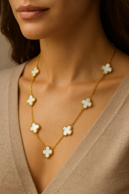 Ivory CloverGlow Necklace
