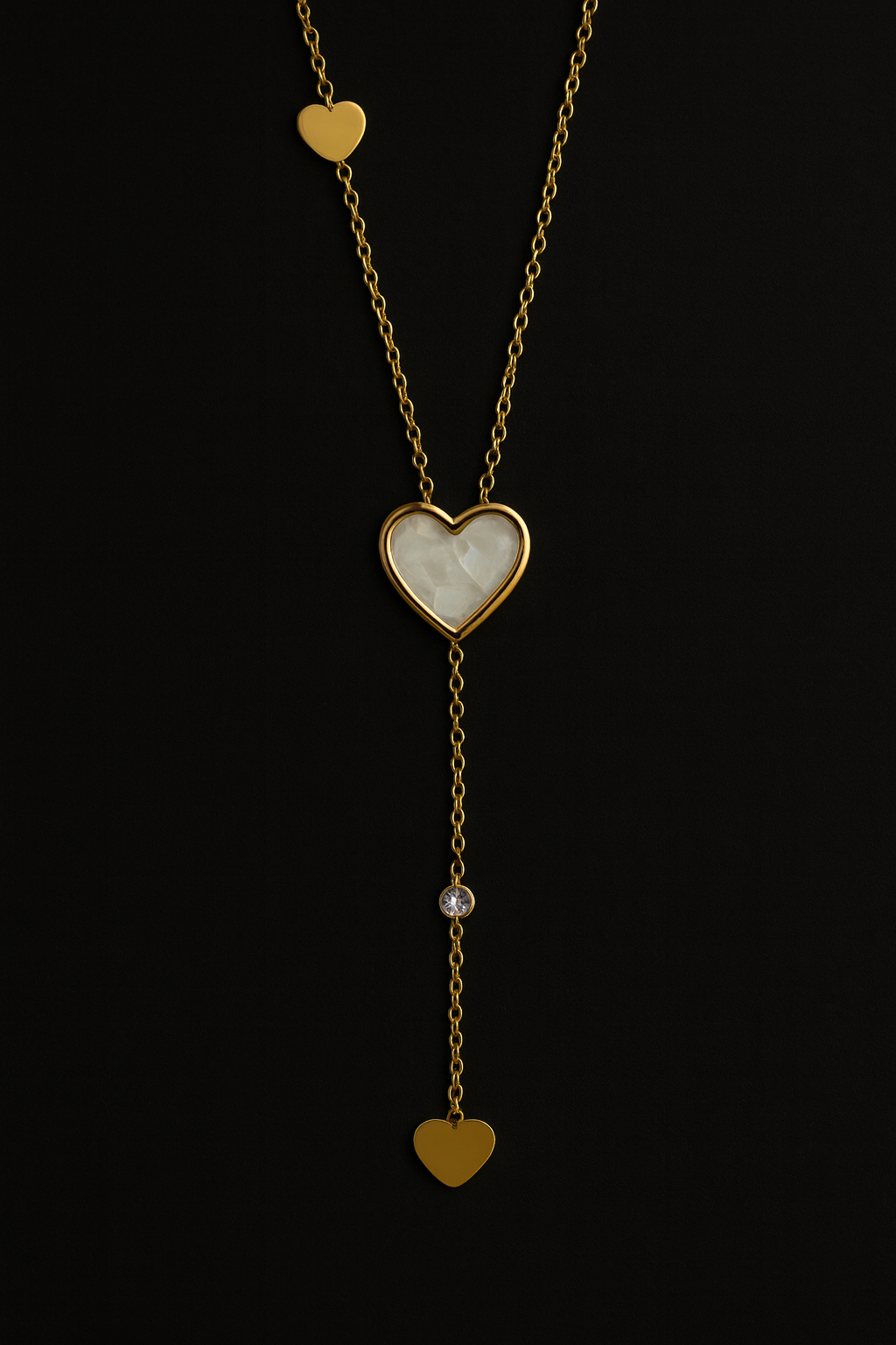 Eternal Heart Drop Necklace
