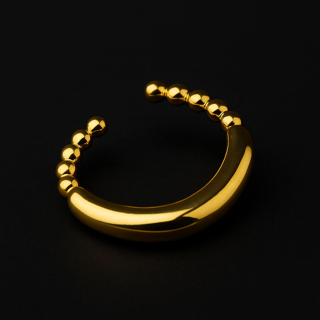 Golden BeadArc Ring