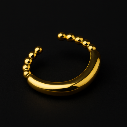 Golden BeadArc Ring