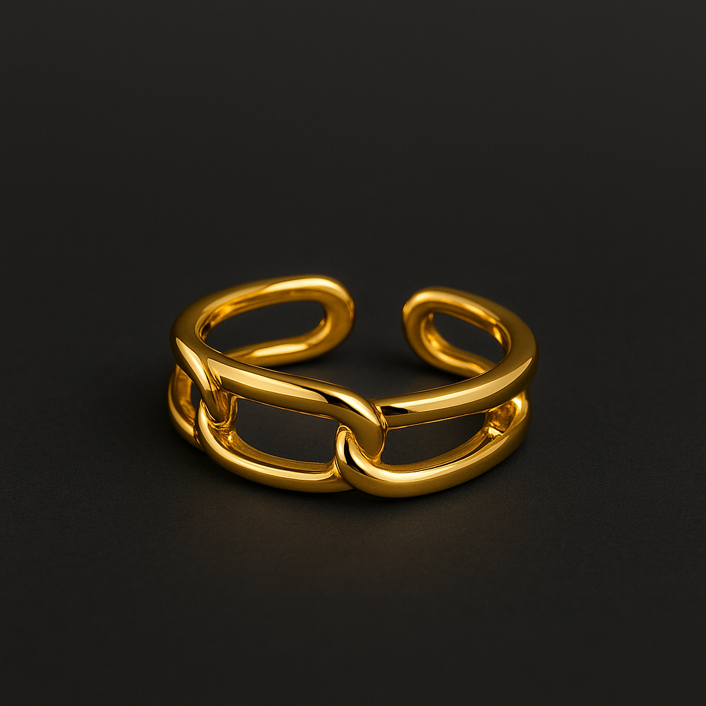 Golden Link Ring
