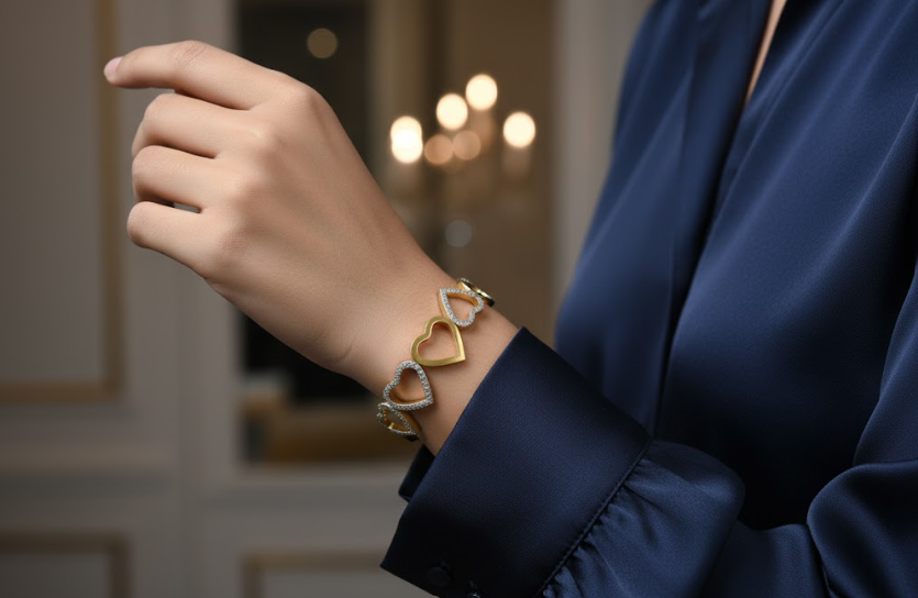 Eternal Hearts Bangle