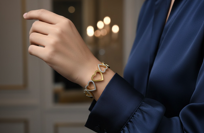 Eternal Hearts Bangle