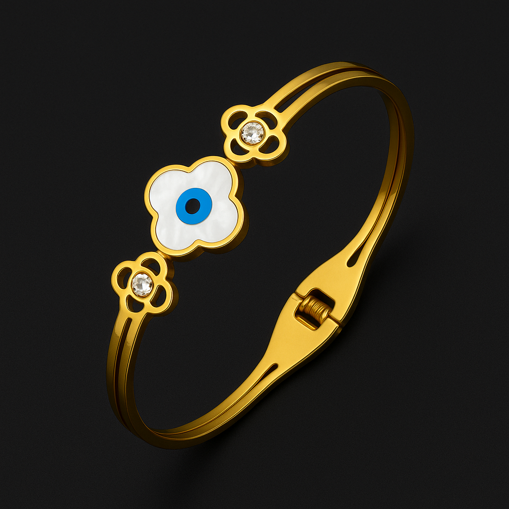 Divine Bloom Evil Eye Bracelet