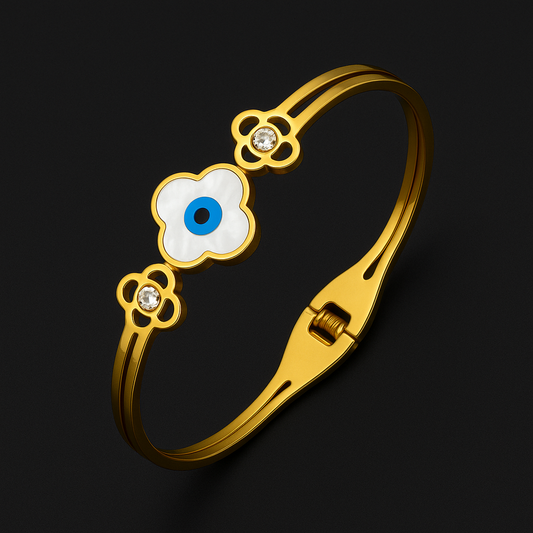 Divine Bloom Evil Eye Bracelet
