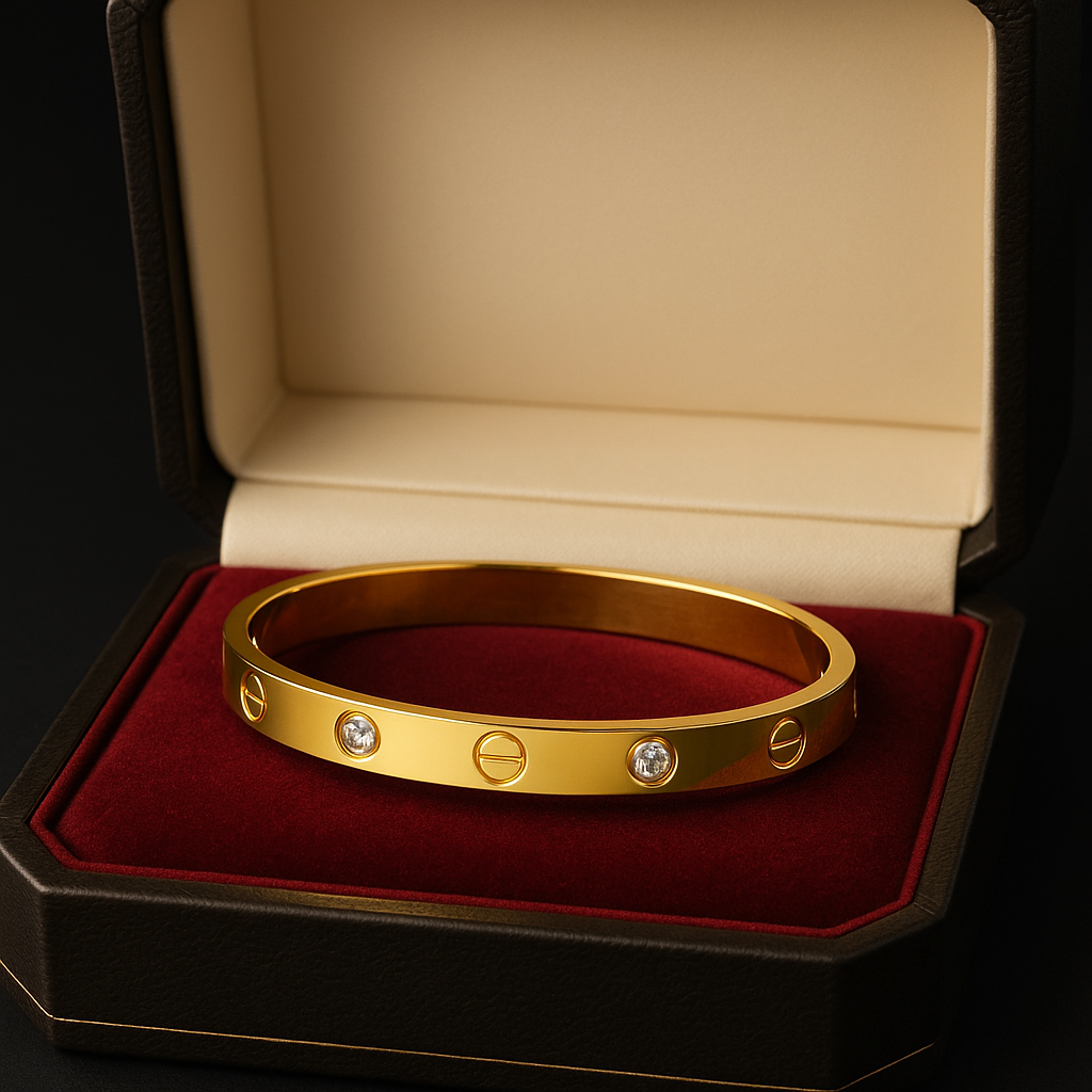 Luxe Embrace Gold Bangle